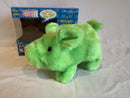 Westminster 1998 Animated Green Plush Pig Toy - Mr. Bacon with Sound