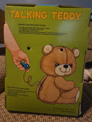 Retro Interactive Plush Talking Teddy Bear - Brand New, Unopened