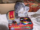 Vintage 1950s Japanese Battery Operated Jumbo Bubble Blowing Elephant Toy in Tin Litho