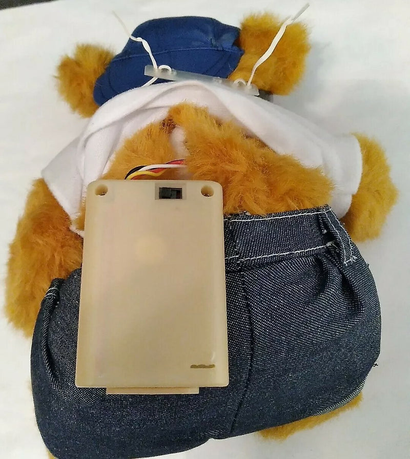 Talking Bear Hand Squeeze Toy with Sound Activation for Adults
