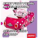 Huffy 6V Disney Minnie Mouse Remote-Controlled Convertible Ride-On Car
