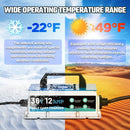 12 AMP 36 Volt Waterproof Golf Cart Charger for Club Car, EZGO & Yamaha