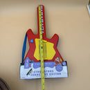 FAO Schwarz Stage Stars Interactive Guitar featuring Whammy Bar, Sound Effects, Lights, and Custom Stickers