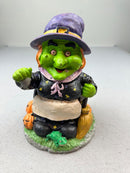 9-Inch Battery-Operated Animated Singing and Dancing Rubber Witch for Halloween