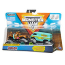 Scooby Doo vs. Mystery Machine 1:64 Scale Die-Cast Monster Trucks