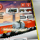 Battery-Powered 17-Piece Train Set with Lights & Sounds for Ages 3+ by Huajun Toys