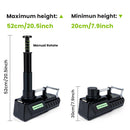 15 Ton Electric Hydraulic Floor Jack with LED Lighting, 12V DC