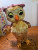 Alps Toys 1960s Hooty The Happy Owl Battery Operated Toy Japan MIB JRRDS