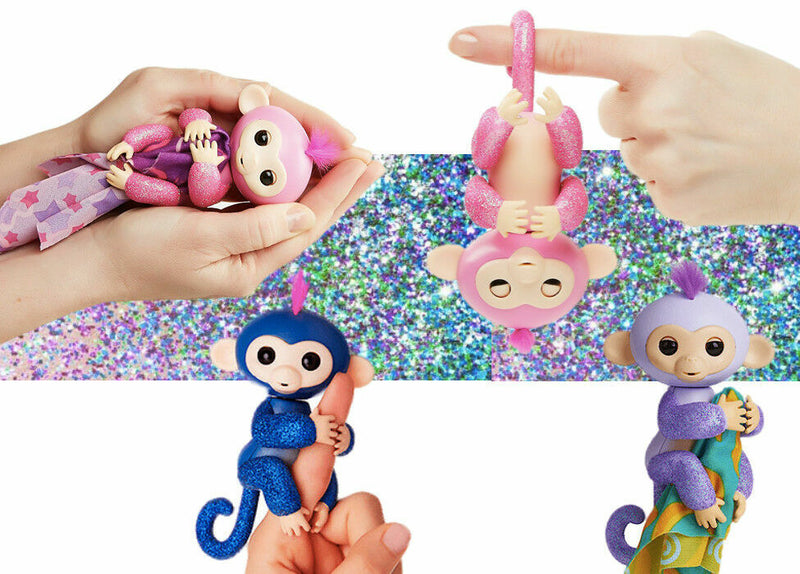 Interactive Baby Monkey Fingerlings Toy in Sealed Pack