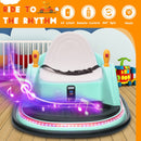 6V Kids Ride-On Bumper Car with Remote Control, 360° Spin and Flashing Lights for Toddlers