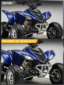 Yamaha Raptor YFZ Wolverine Compatible LED ATV Headlights