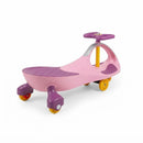 Wiggle Ride-On Car for Kids - No Batteries or Pedals - Pink and Purple
