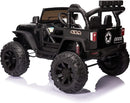 24V Electric Kids Ride-On Jeep Truck 400W 2-Seater with LED Lights and Music