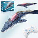 MAMABOO RC Mosasaurus Dinosaur Sea Creature with Light and Spray Features