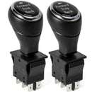 Set of 2 Power Wheels Compatible Forward, Stop, and Reverse Shift Switches for 6V, 12V, and 24V Models