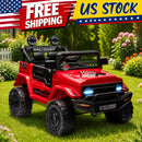 12V Electric Ride-On Truck for Kids - Remote-Controlled Vehicle with Spring Suspension