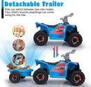 Kids 6V ATV 4 Wheeler with Trailer and Music