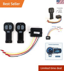 12V Wireless Electric Winch with Remote Control, Set of 2 Universal Mini 5 Wire