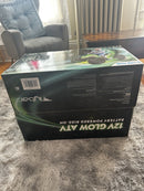 Kid Trax 12V Green Glow ATV Ride-On with LED Lights for Ages 3-5