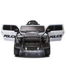 12V Police Car Ride-On Toy with Remote Control, Dual Motors, and Sound Features