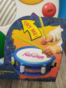 1998 KIDS TT TUNES ELECTRONIC DRUM WITH STICKS FOR AGES 3 AND UP