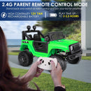 24V Electric Kids Ride-On Jeep Truck Car with 400W Motor, 2 Seats, LED Lights, and Music