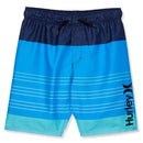 Hurley Kids Mini Vacay Stripe Pull On Swim Trunk (Big Kid) 6