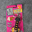 1995 Micro Jammers Country Rock Guitar Keychain Music Toy