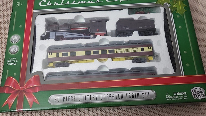 20-Piece Battery Operated Classic Train Set with Rails