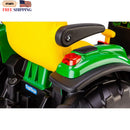 John Deere 12-Volt Battery-Powered Ground Loader Ride-On