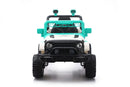 Green 12V Electric Ride-On Car with Remote Control, LED Lights, and Music Player for Kids