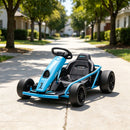 Electric Blue Go Kart for Kids Ages 8-12