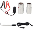 12V Electric Scissor Jack Set for Vehicles, 3 Ton Capacity, Adjustable Lift Height 5"-17"