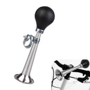 Classic Chrome Metal Bicycle Air Horn with Retro Squeeze Design