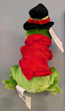 Gemmy Singing Christmas Frog Plush Toy with Festive "Deck The Halls" Theme