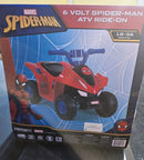 SPIDERMAN 6V Rechargeable Battery ATV Ride-On for Kids Aged 18-36 Months
