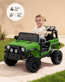 Outfunny 24V Electric Ride-On Car for Kids with Remote Control