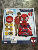 ImaginAir Spider-Man Superheroes 6V Bumper Car for Kids Ages 18 Months to 4 Years