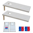 Portable 4x2 Wooden Cornhole Board Set for Outdoor Yard Games with 2 Boards