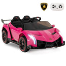 12V Lamborghini 4WD Kids Electric Ride-on Sports Car with Power Adapter