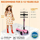 150W Motorized Kids Electric Scooter with Thumb Throttle and LCD Display