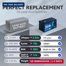 12V 20Ah LiFePO4 Power Battery for Peg Perego John Deere Ride-On Tractors