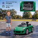12V Green Porsche Carrera GT Ride-On Car for Kids with Remote Control