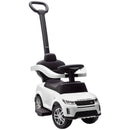 Dual Function Ride-On Push Car, Official Land Rover Discovery, White