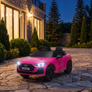 Audi A5L Pink Electric Ride-On Car for Kids with Remote Control and Dual Motors