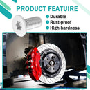 Rebvugr Set of 4 Brake Rotor Bolts and Screws for Disc Brakes