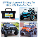 24V 8Ah Lithium Battery for Children’s Ride-On Vehicles with 25A BMS and 2A Charger