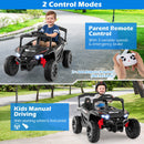 12V Electric Ride-On Car for Kids with Remote Control, LED Lights, and Music