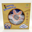 Interactive Musical Steering Wheel Toy for Kids - Blue