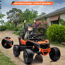 Electric 4-Wheel Drive UTV for Kids - 2-Seater Off-Road Ride-On with Remote Control